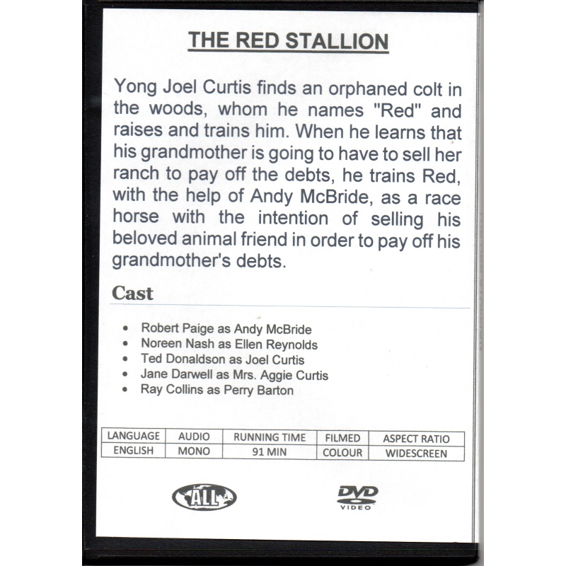 RED STALLION - ROBERT PAIGE - ALL REGION DVD