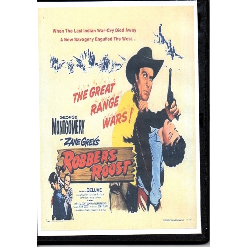 ROBBERS ROOST - GEORGE MONTOMERY & RICHARD BOONE ALL REGION DVD