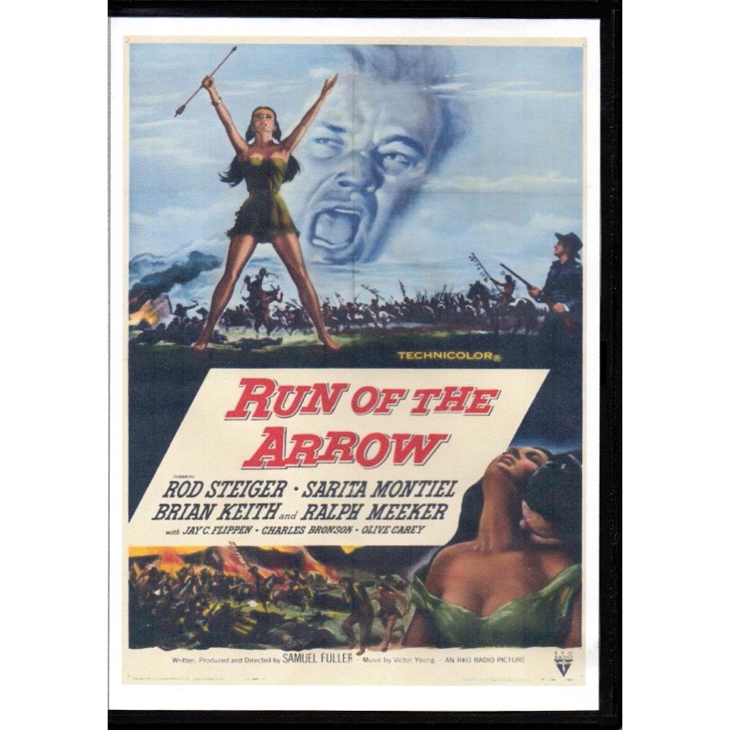 RUN OF THE ARROW - ROD STEIGER -  ALL REGION DVD