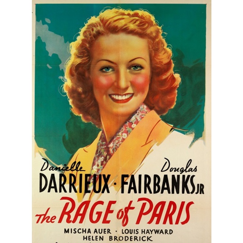 The Rage of Paris (1938) Danielle Darrieux, Douglas Fairbanks Jr., Mischa Auer