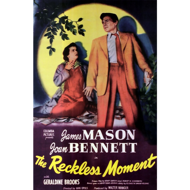 The Reckless Moment 1949 - James Mason, Joan Bennett, Geraldine Brooks