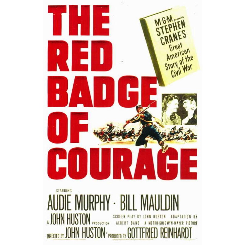 The Red Badge of Courage (1951) Audie Murphy, Bill Mauldin, Douglas Dick