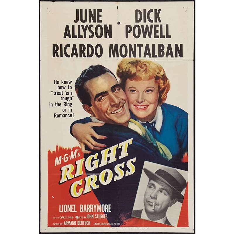 Right Cross (1950)   June Allyson, Dick Powell, Ricardo Montalban