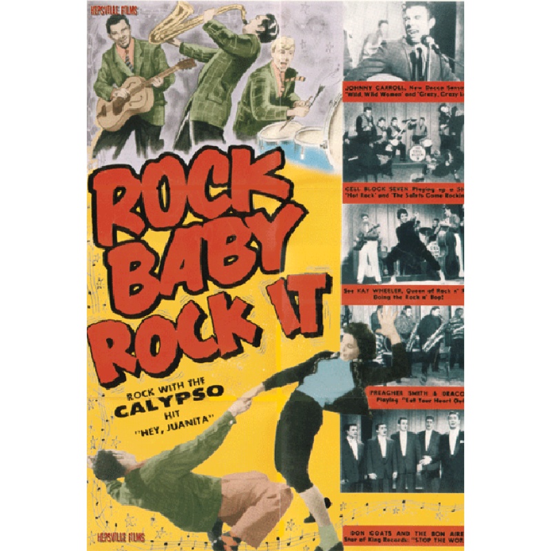 ROCK BABY: ROCK IT  Rare DVD  1957