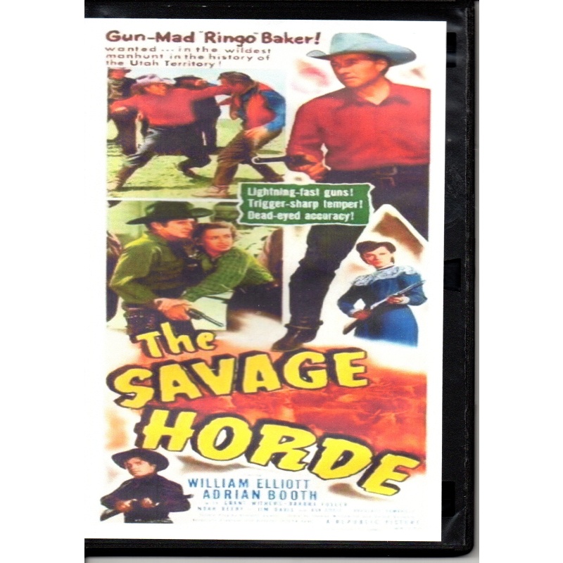 SAVAGE HORDE, THE - BILL ELLIOTT & LORNA GRAY -  ALL REGION DVD