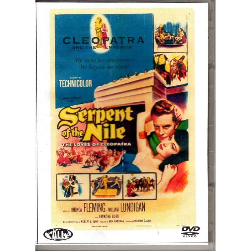 SERPENT OF THE NILE - RHONDA FLEMMING & RAYMOND BURR ALL REGION DVD