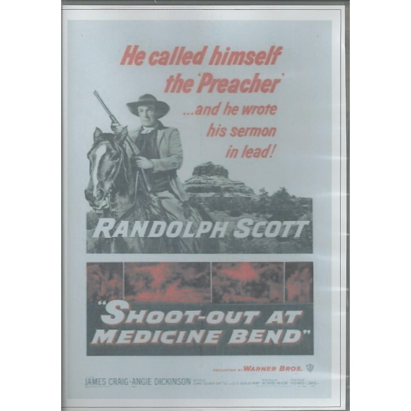 SHOOT-OUT AT MEDICINE BEND - STARRING RANDOLPH SCOTT ALL REGION DVD