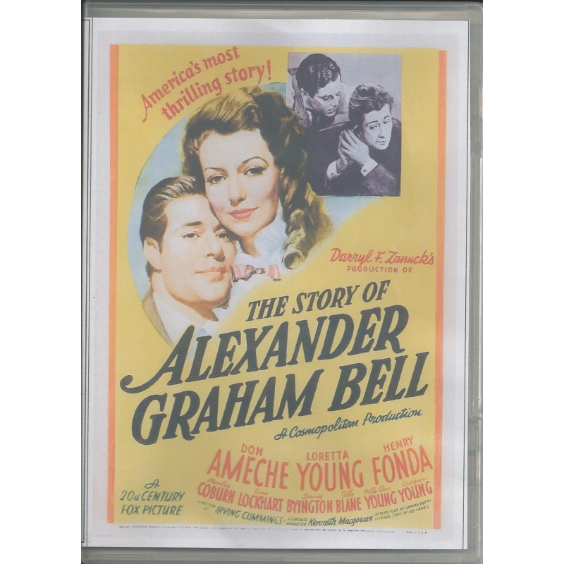 STORY OF ALEXANDER GRAHAM BELL - DONNA MECHE & HENRY FONDA  - ALL REGION DVD
