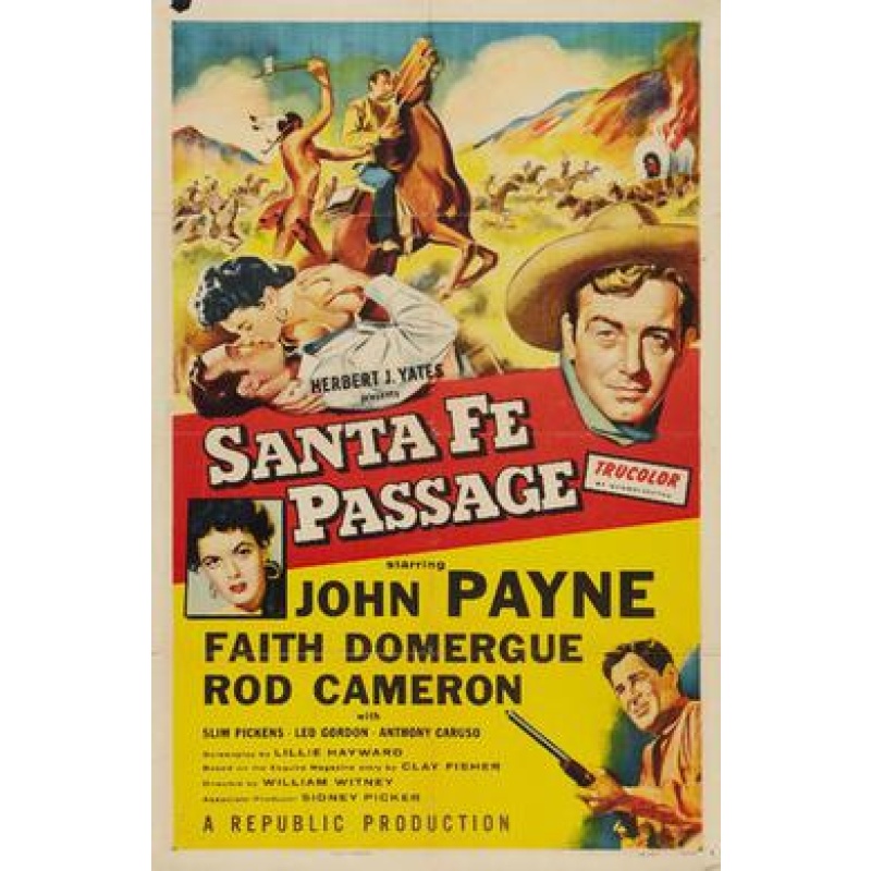 Santa Fe Passage (1955)  John Payne, Faith Domergue, Rod Cameron