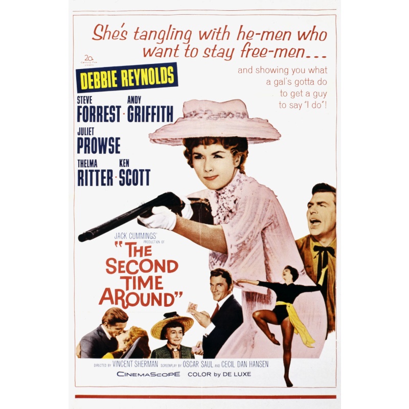 The Second Time Around (1961) Debbie Reynolds, Steve Forrest, Andy Griffith
