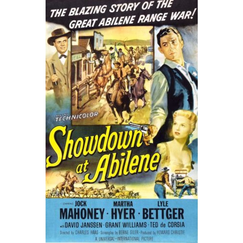 Showdown at Abilene (1956) Jock Mahoney, Martha Hyer,B?W