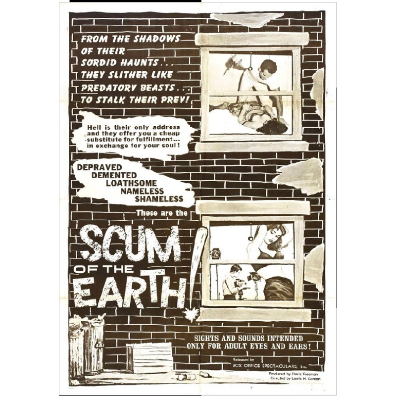 SCUM OF THE EARTH (1963)
