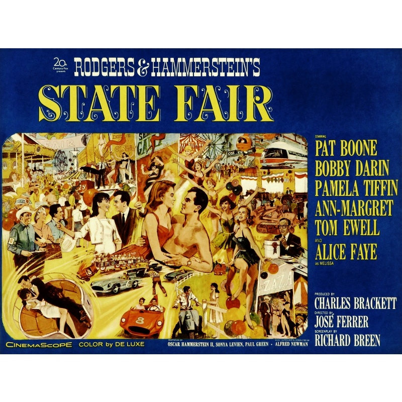 State Fair (1962) Stars: Pat Boone, Bobby Darin, Pamela Tiffin