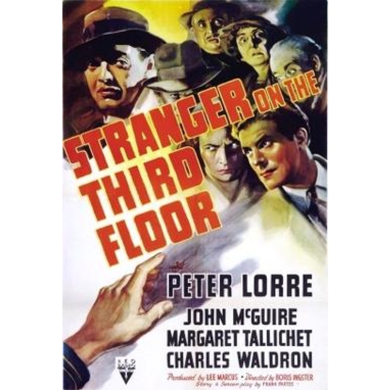 Stranger on the Third Floor 1940 Peter Lorre, John McGuire, Margaret Tallichet, Charles Waldron,