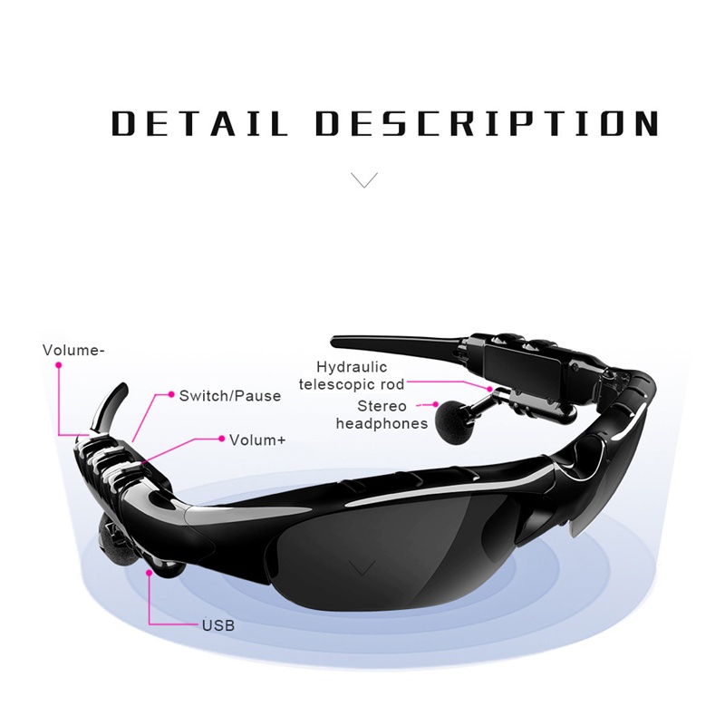 Fashion Sunglasses High Quality Bluetooth 5.0 Earphone Headset X8S Earphones Smart Glasses with Wireless Earbuds