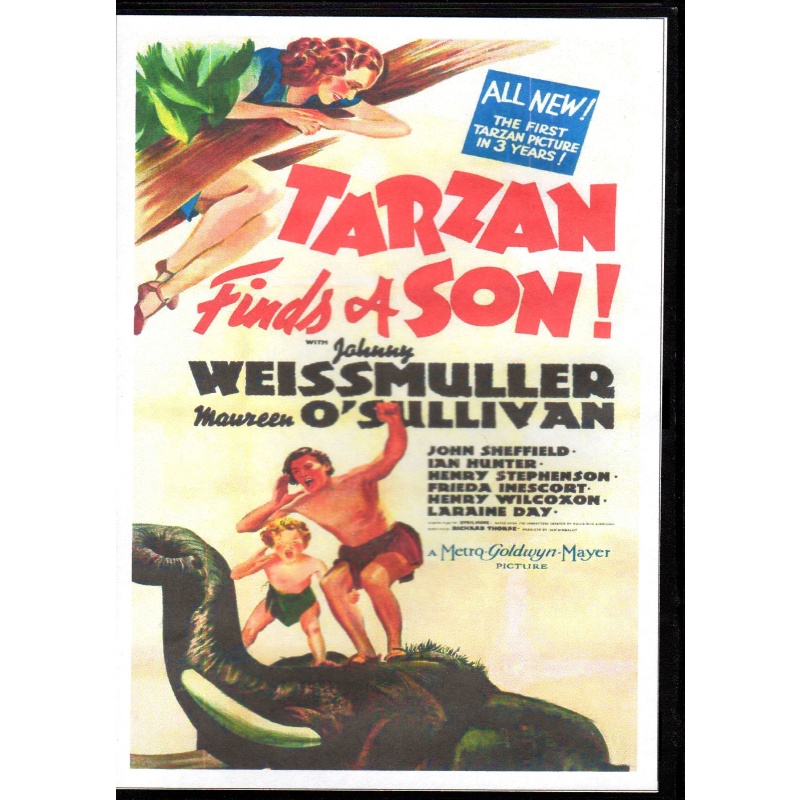 TARZAN FINDS A SON - JOHNNY WEISSMULLER NEW ALL REGION DVD