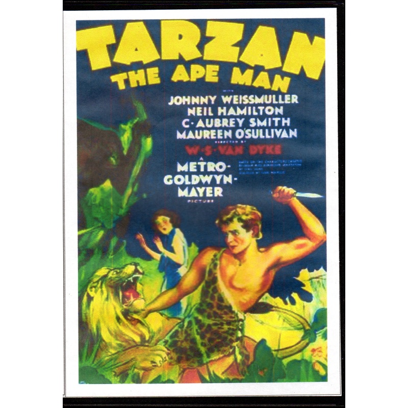 TARZAN APE MAN  - JOHNNY WEISSMULLER NEW ALL REGION DVD