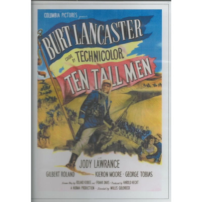 TEN TALL MEN- BURT LANCASTER NEW ALL REGION DVD