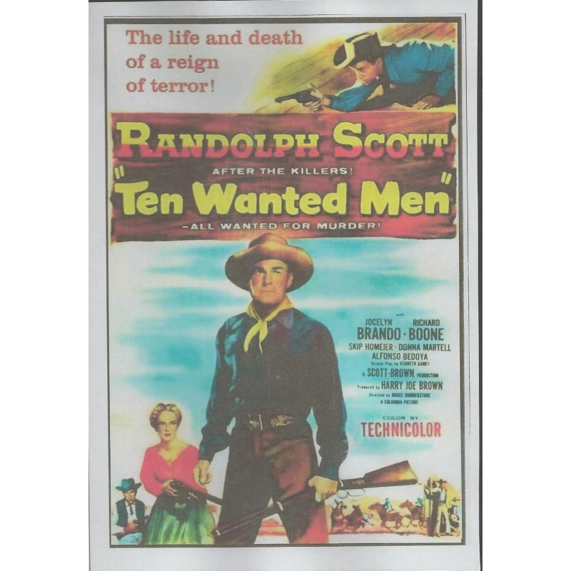 TEN WANTED MEN - RANDOLPH SCOTT ALL REGION DVD
