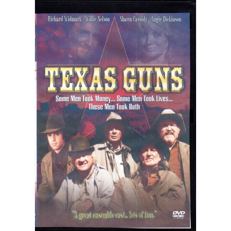 TEXAS GUNS - RICHARD WIDMARK & WILLIE NELSON ALL REGION DVD