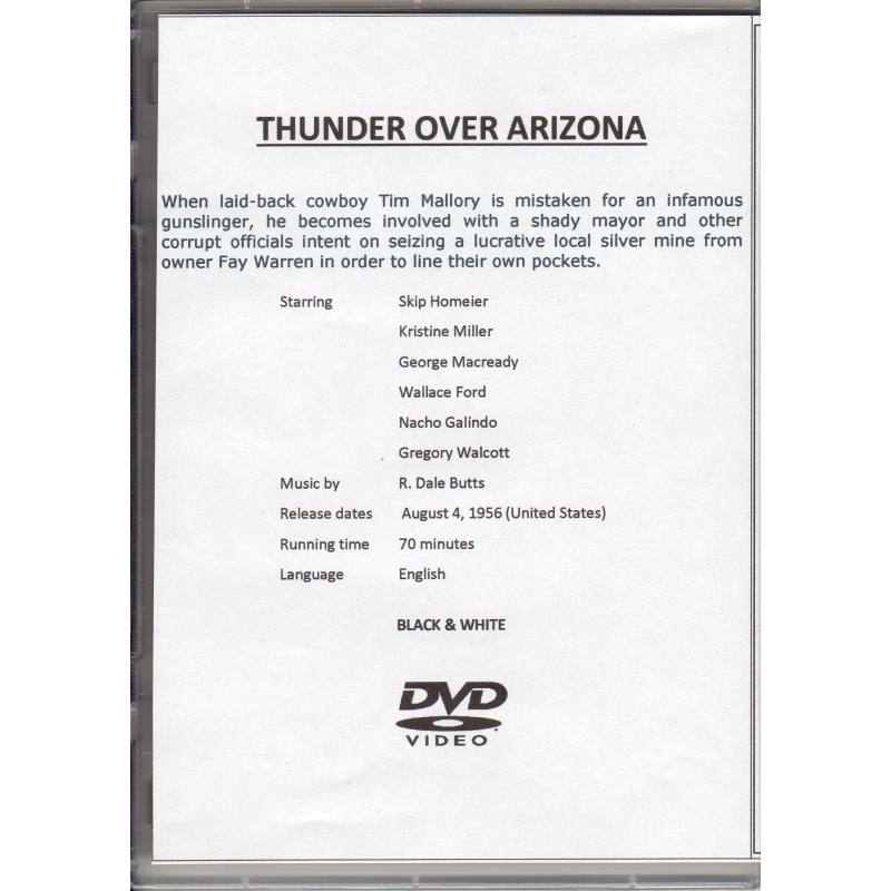 THUNDER OVER ARIZONA - GEORGE McCREADY ALL REGION DVD