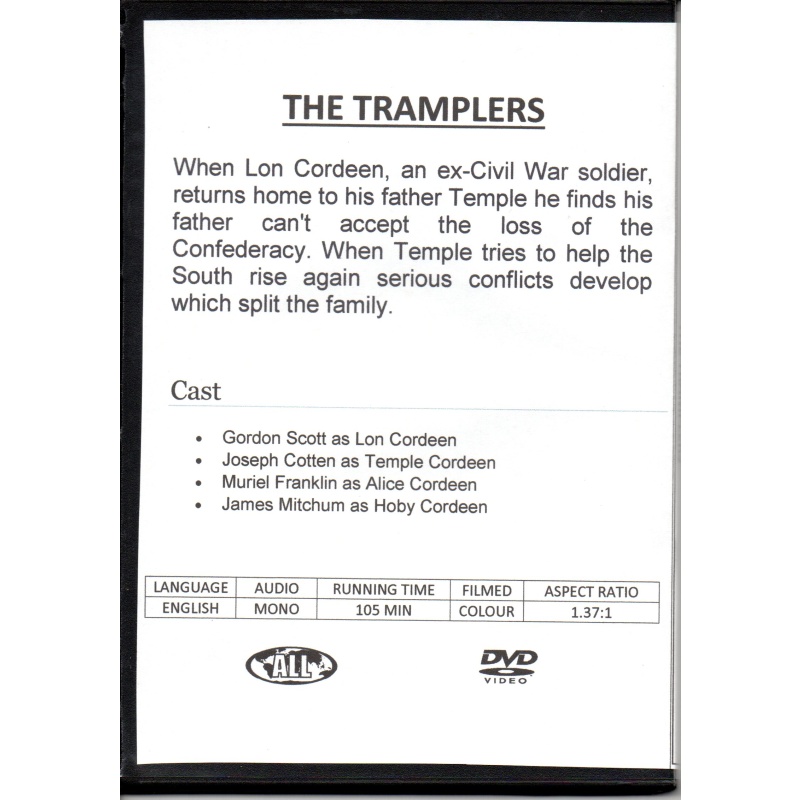 TRAMPLERS, THE - JOSEPH COTTON & GORDON SCOTT ALL REGION DVD
