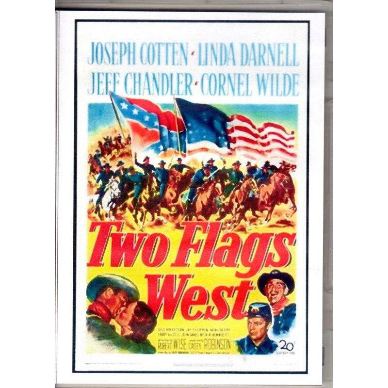 TWO FLAGS WEST - JOSEPH COTTON & JEFF CHANDLER ALL REGION DVD