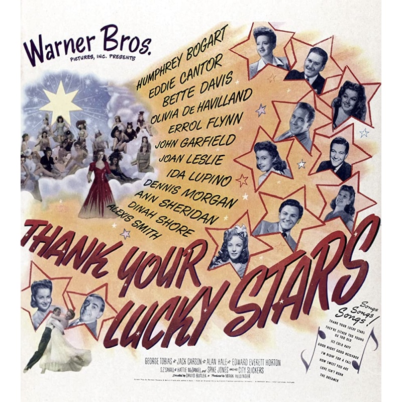 Thank Your Lucky Stars 1943 with Errol Flynn, Humphrey Bogart, Bette Davis, Dennis Morgan,