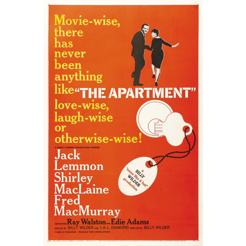 The Apartment (1960) Jack Lemmon, Shirley MacLaine, Fred MacMurray