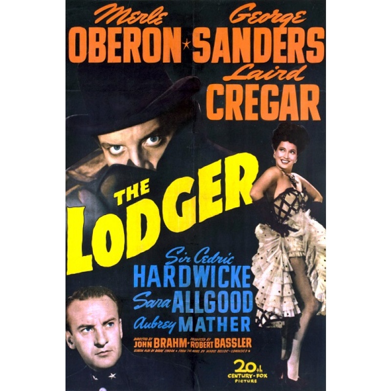 The Lodger (1944)  Laird Cregar, Merle Oberon,   Rare Movie