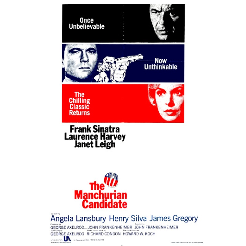 The Manchurian Candidate 1962 with Frank Sinatra, Laurence Harvey, Janet Leigh and Angela Lansbury
