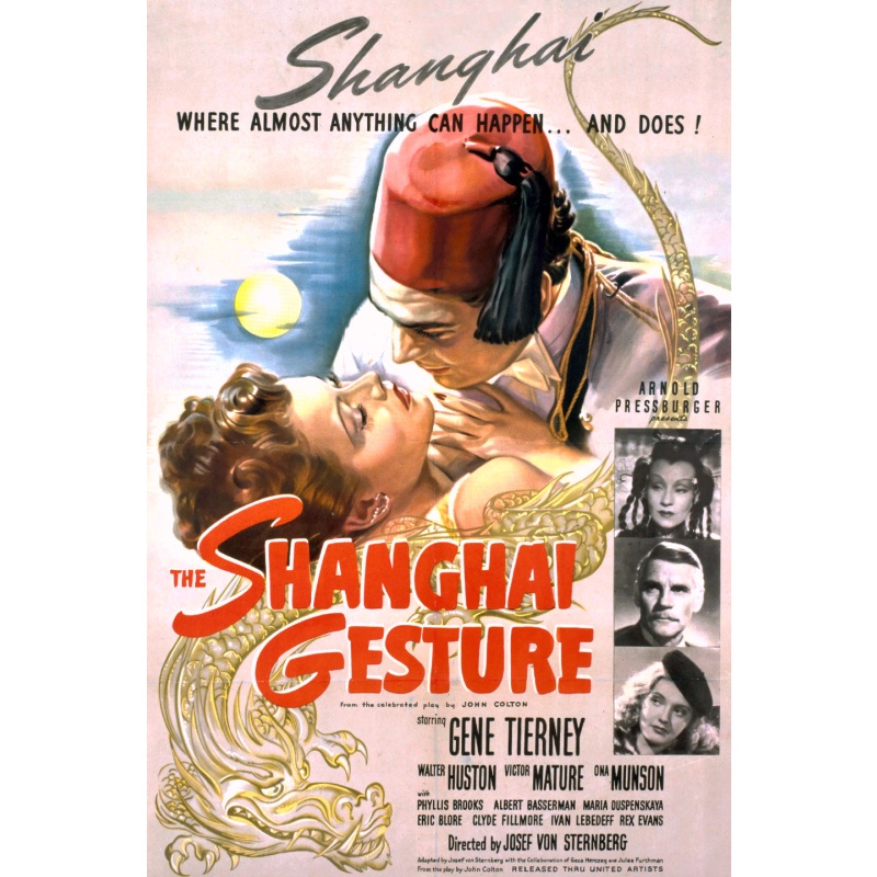 The Shanghai Gesture 1941 - Gene Tierney, Victor Mature, Walter Huston