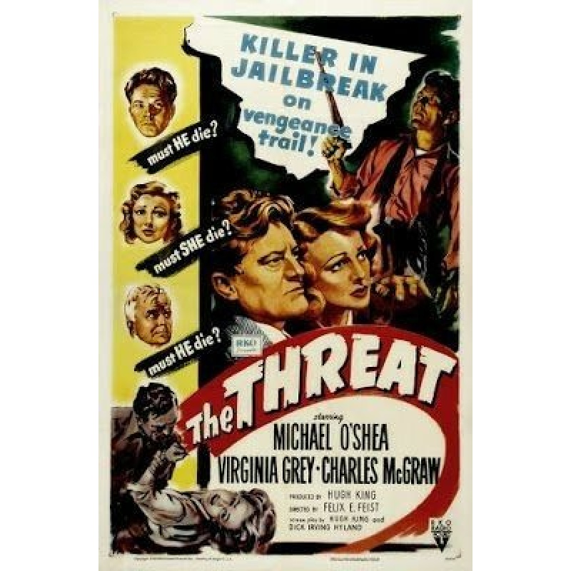 (Film-Noir) The Threat -  Michael O'Shea, Virginia Grey 1949 .