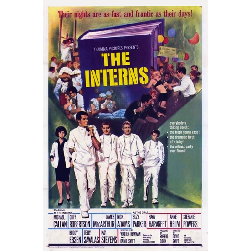 The Interns (1962) Michael Callan, Cliff Robertson, James MacArthur