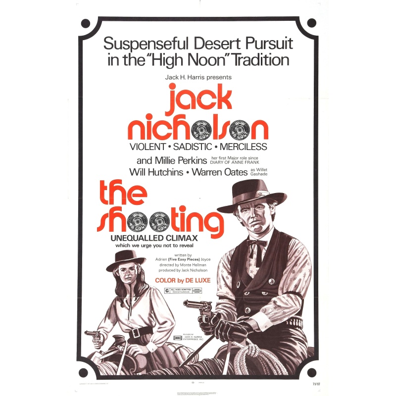 The Shooting Millie Perkins , Jack Nicholson  1966