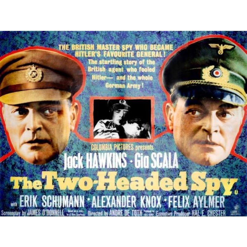 The Two-Headed Spy (1958) Jack Hawkins, Gia Scala, Erik Schumann