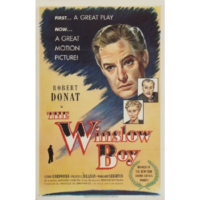 The Winslow Boy (1948) Stars: Robert Donat, Cedric Hardwicke, Basil Radford