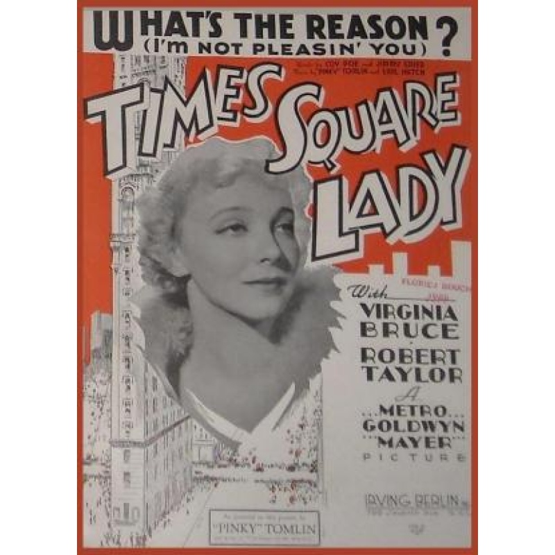 Times Square Lady (1935)   Robert Taylor, Virginia Bruce, Pinky Tomlin