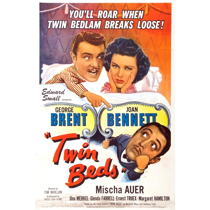 TWIN BEDS (1942) Stars: George Brent, Joan Bennett
