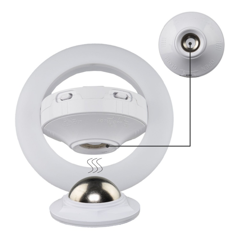 NEW UFO Shape USB Charge Or Battery Power Sensor Led Night Lamp 360 Degree Rotating Step Wall Light Lamp for Hallway Closet