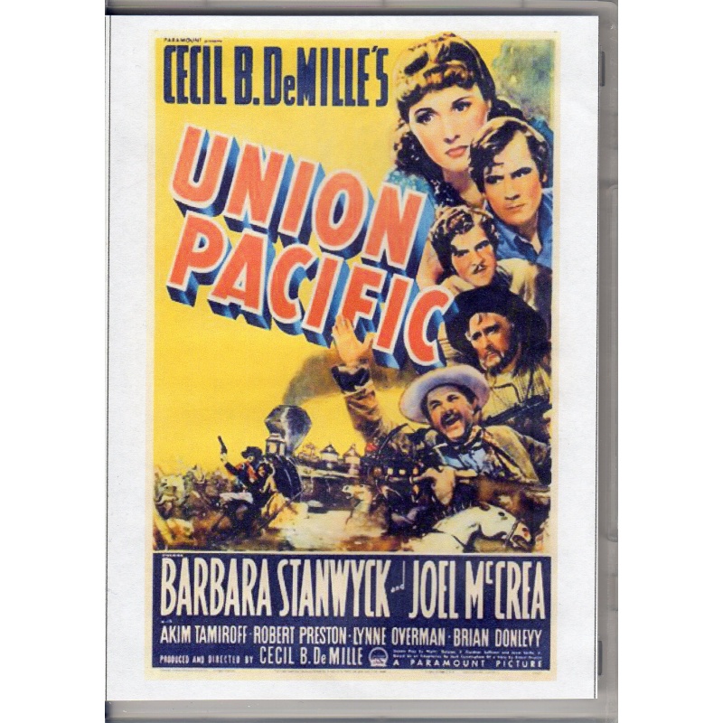 UNION PACIFIC - JOEL McCREA & BARBARA STANWYCK  ALL REGION DVD
