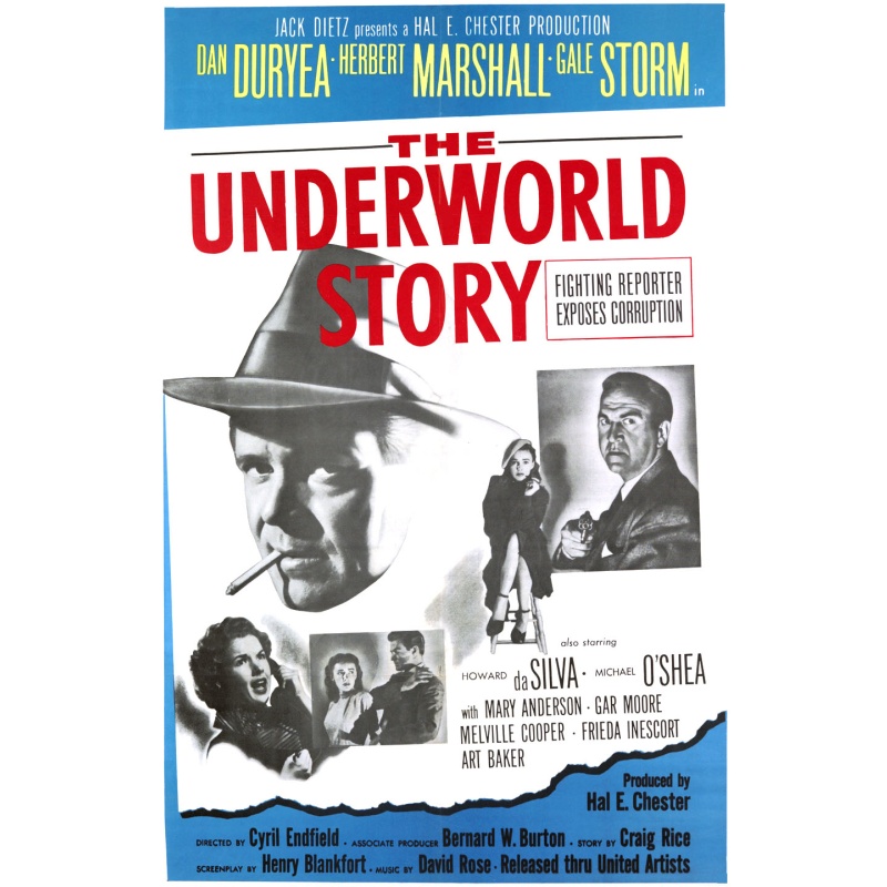 The Underworld Story - Dan Duryea, Gale Storm 1950