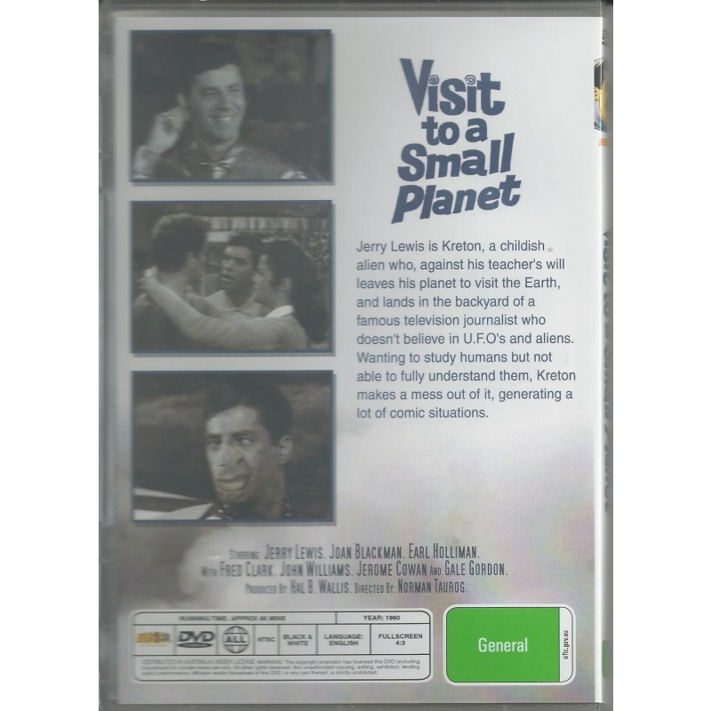 VISIT TO A SMALL PLANET - JERRY LEWIS ALL REGION DVD
