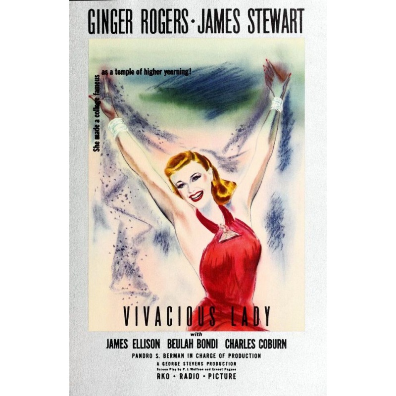 Vivacious Lady (1938)   Ginger Rogers, James Stewart, James Ellison