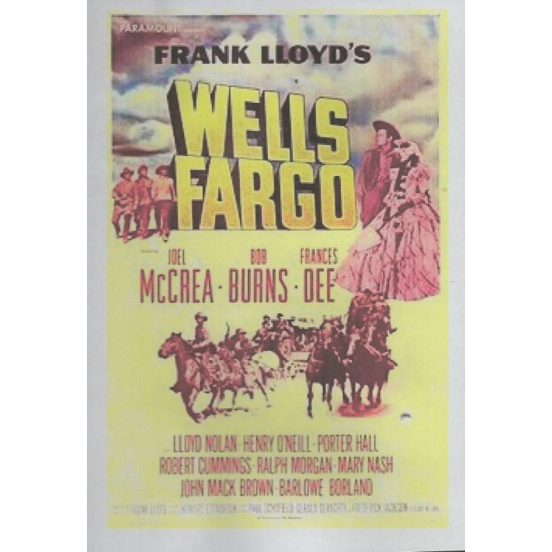 WELLS FARGO - JOEL McCREA ALL REGION DVD