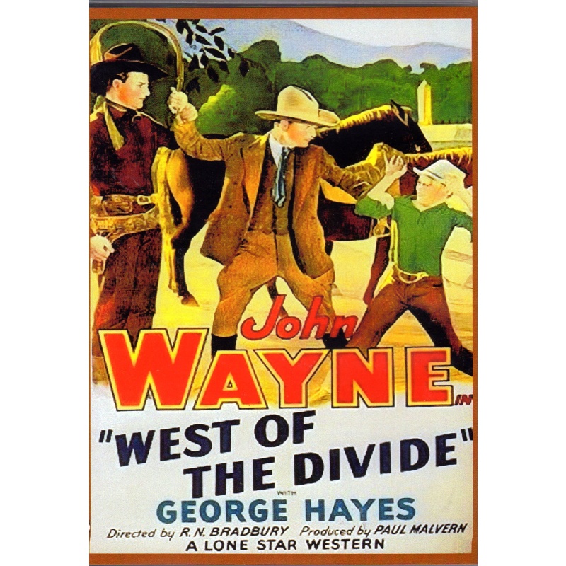 WEST OF THE DIVIDE - JOHN WAYNE  ALL REGION DVD
