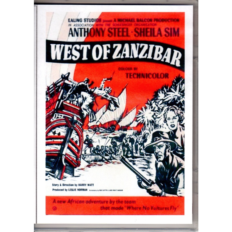 WEST OF ZANZIBAR - ANTHONY STEEL  ALL REGION DVD