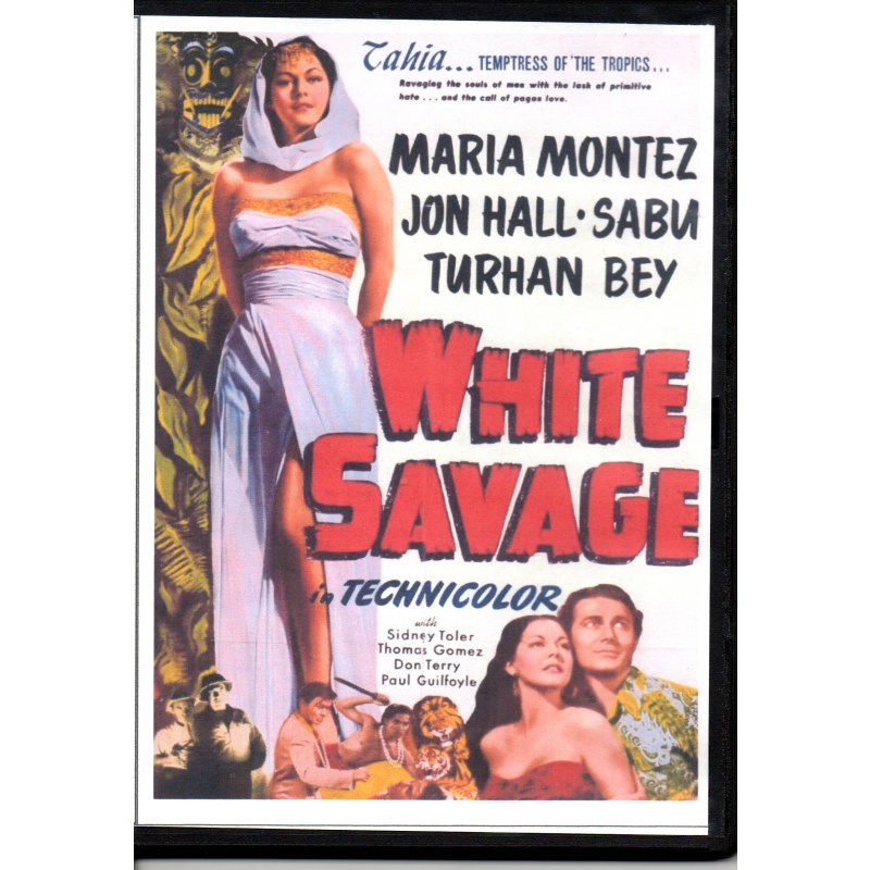 WHITE SAVAGE - MARIA MONTEX & JON HALL ALL REGION DVD