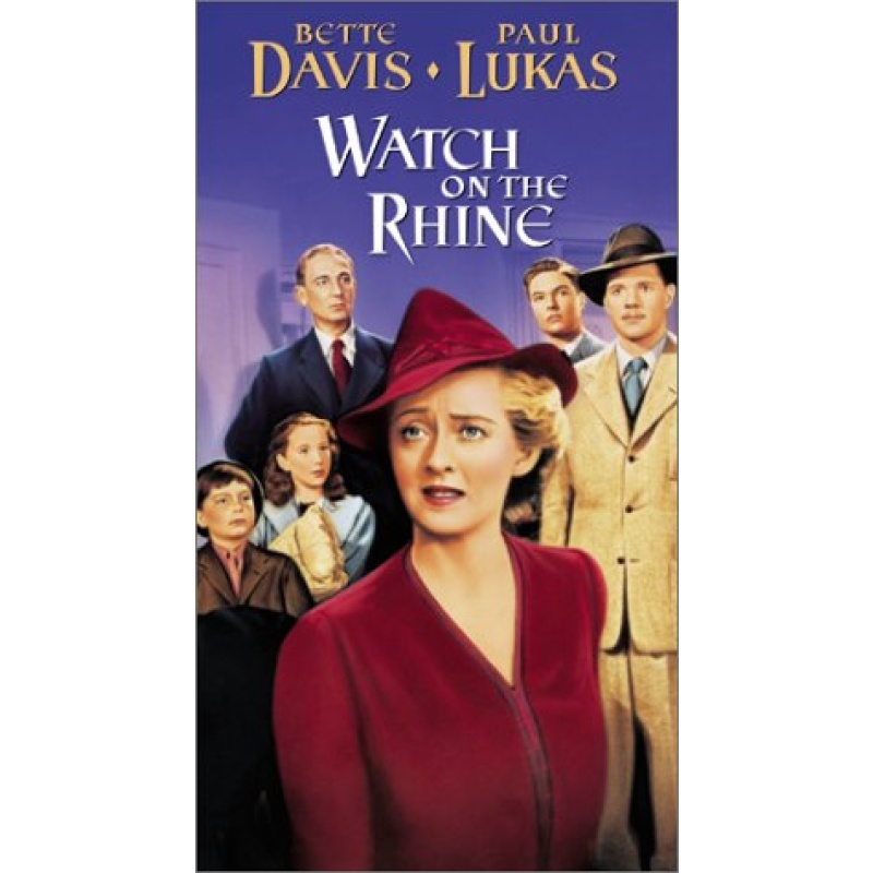 Watch on the Rhine (1943)  Bette Davis and Paul Lukas