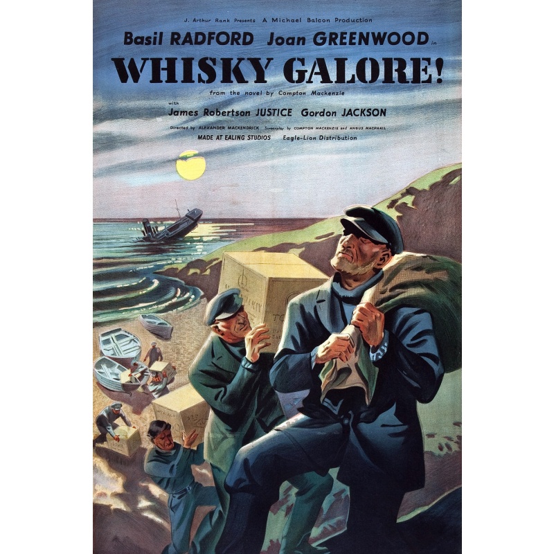 Whisky Galore, (1949) Joan Greenwood, Basil Radford, James Robertson Justice